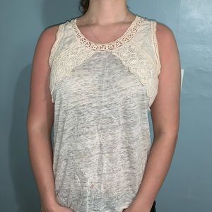 J. Crew tank top with lace details